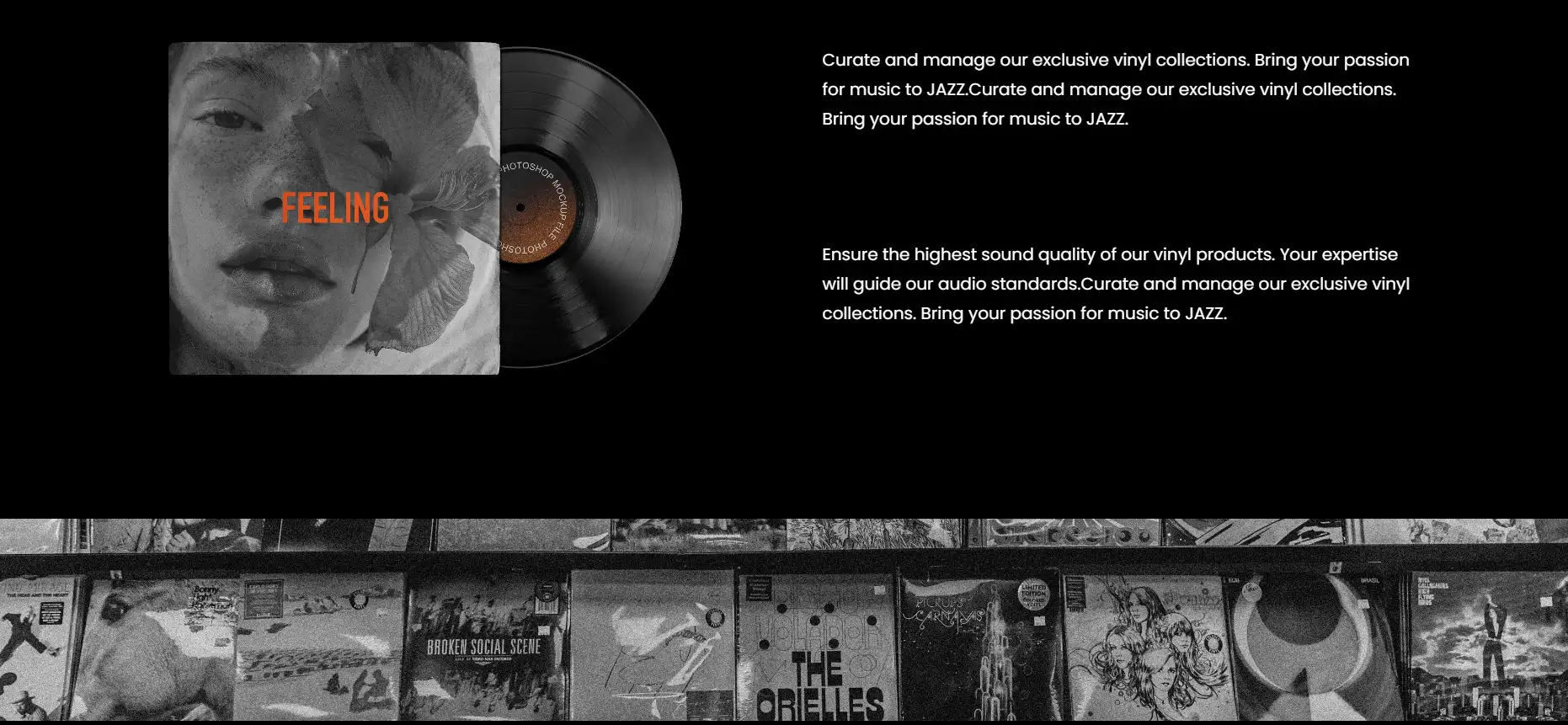 beautiful music website design