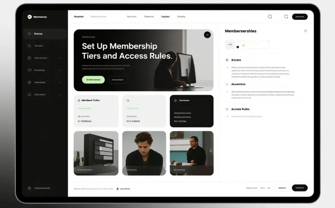 Set Up Membership Tiers and Access Rules Set Up Membership Tiers and Access Rules