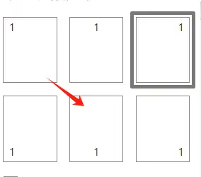 centered page number display format