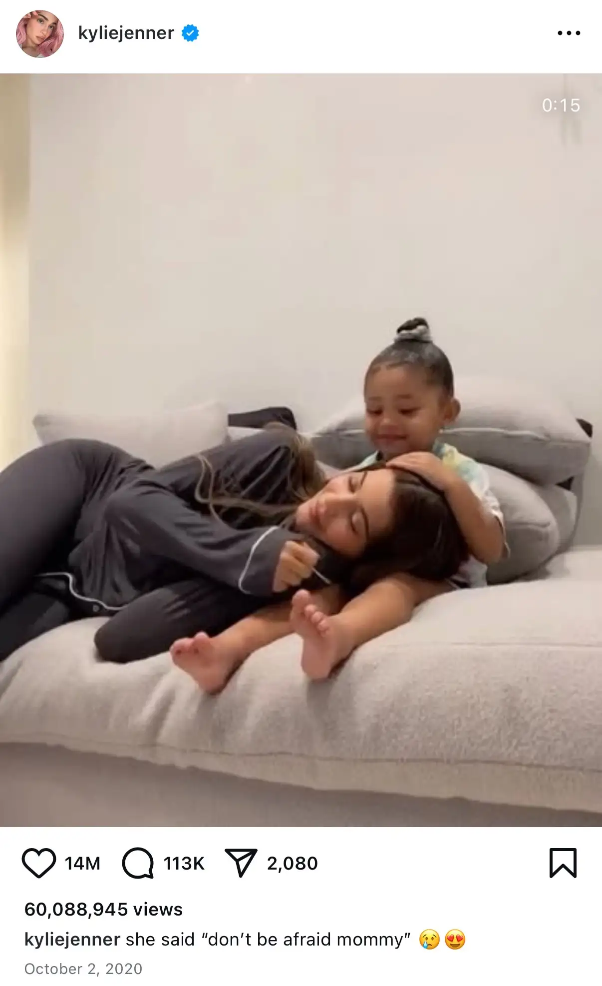 Kylie And Stormi on Instagram