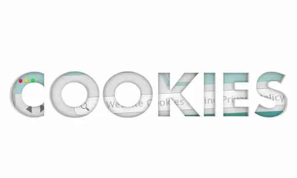 corrupted cache and cookies illustration