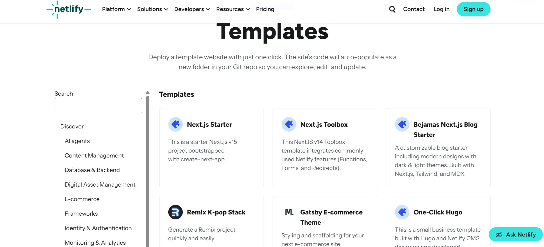 Netlify Website Templates Netlify Website Templates