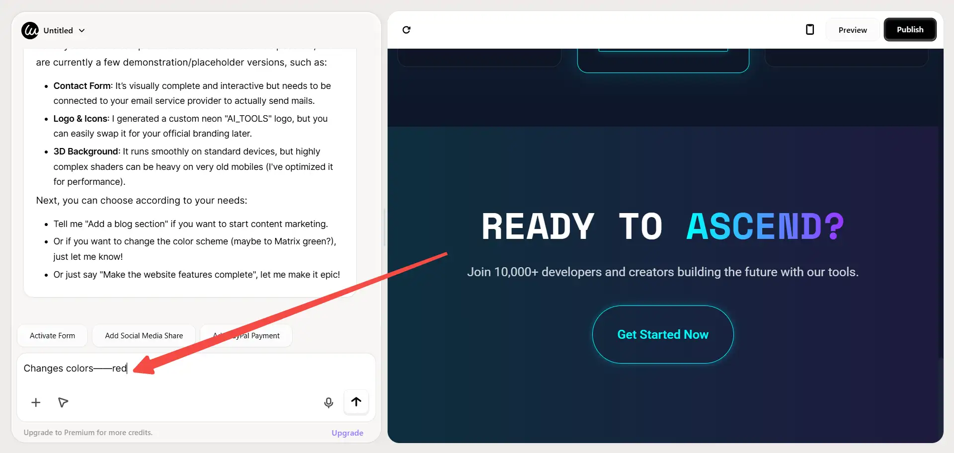 Adjust by conversation Adjust by conversation