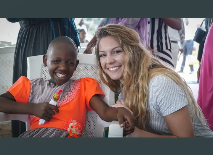 a girl doing nonprofit stuff