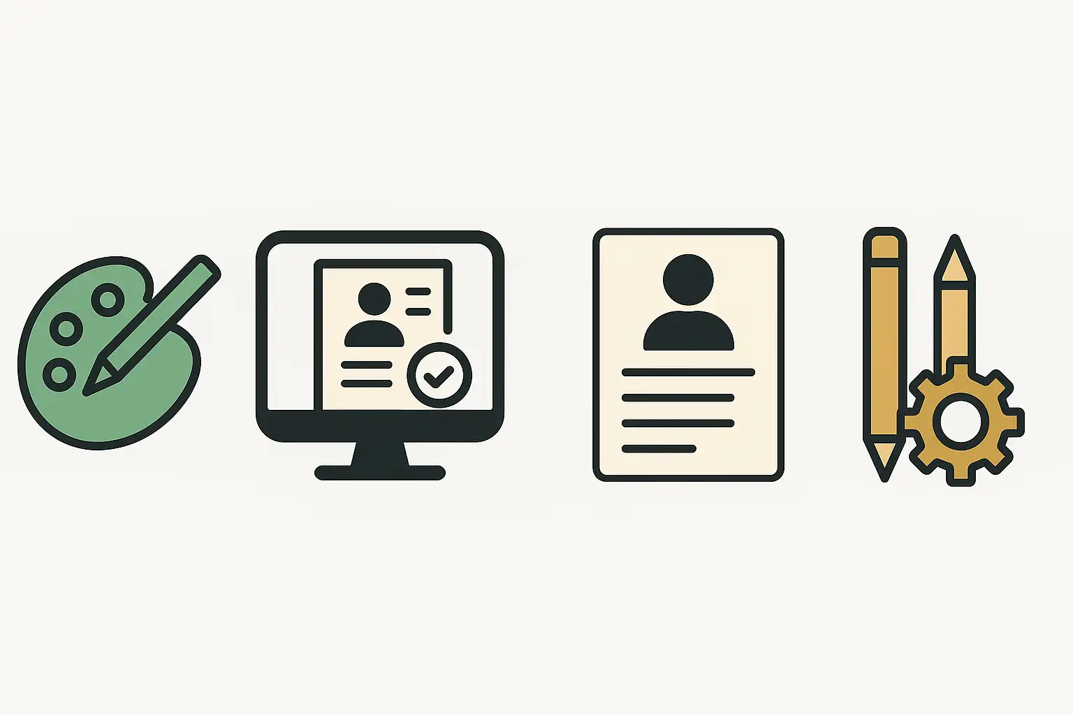 one page resume creating process on the most popular website