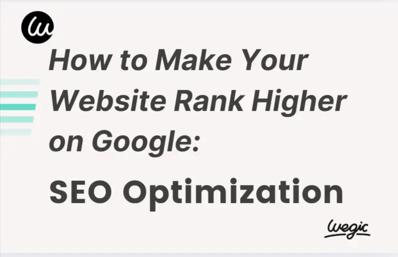 banner showing 'how to optimize your website for seo'