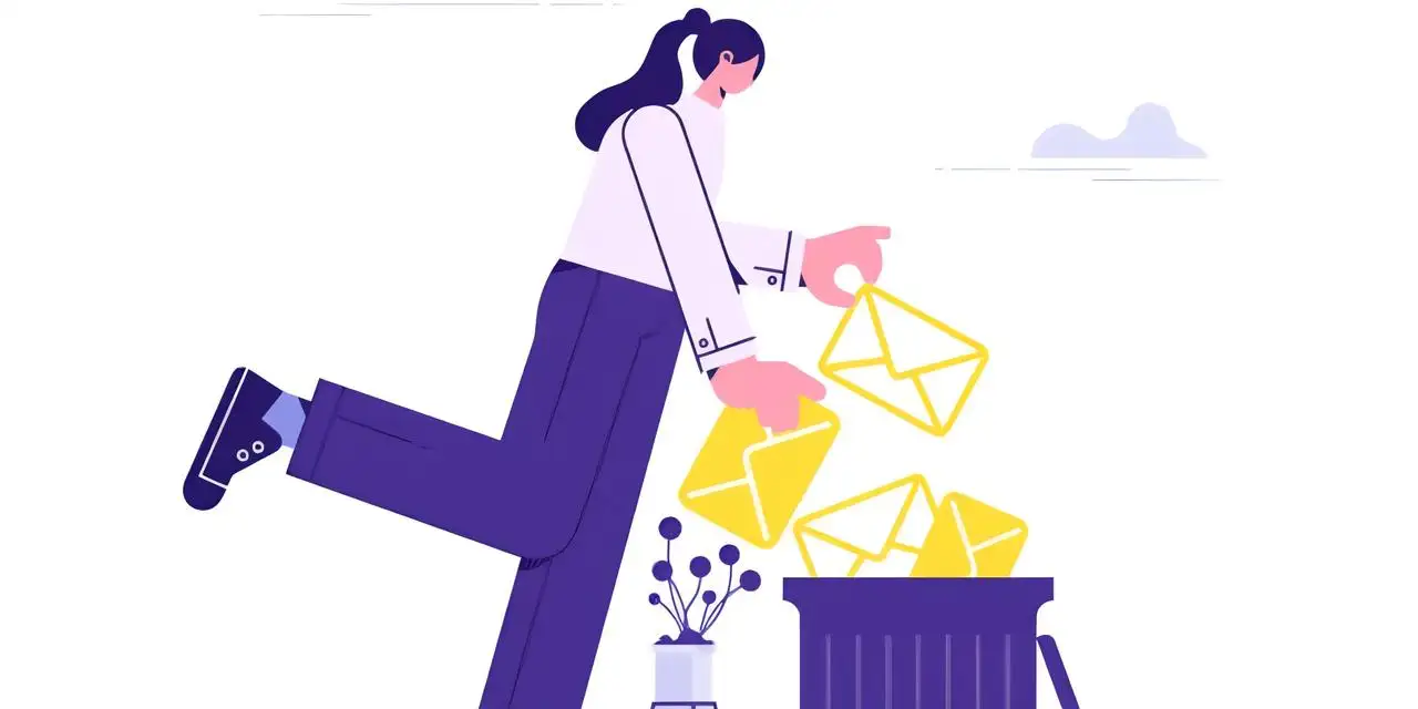 the girl is cleaning up junk information and improving the cache
