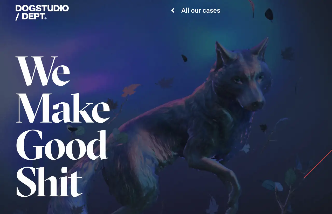 Dogstudio homepage
