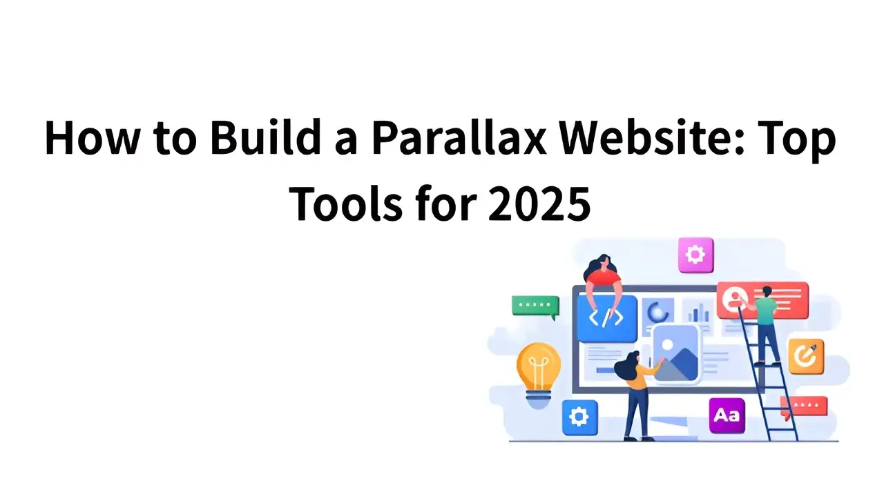 people use tools to build parallax sites