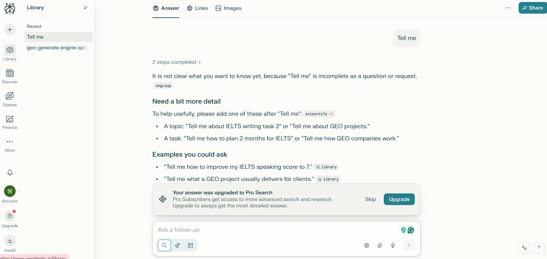 Key Features of Perplexity AI Key Features of Perplexity AI