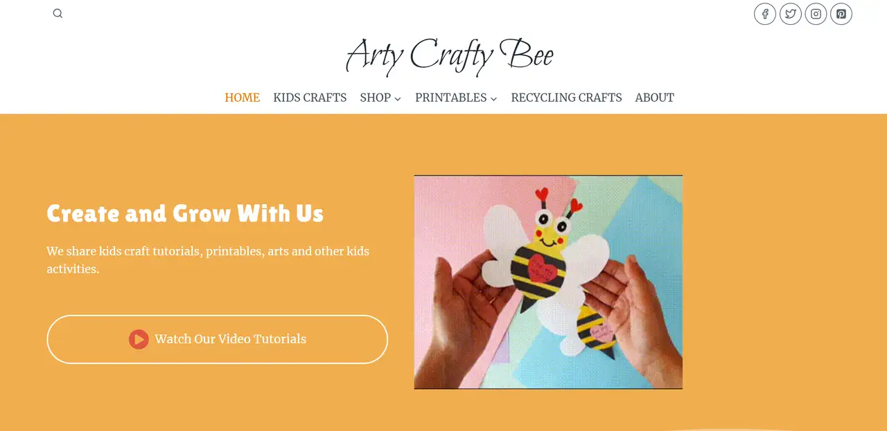 Arty Crafty Bee Arty Crafty Bee