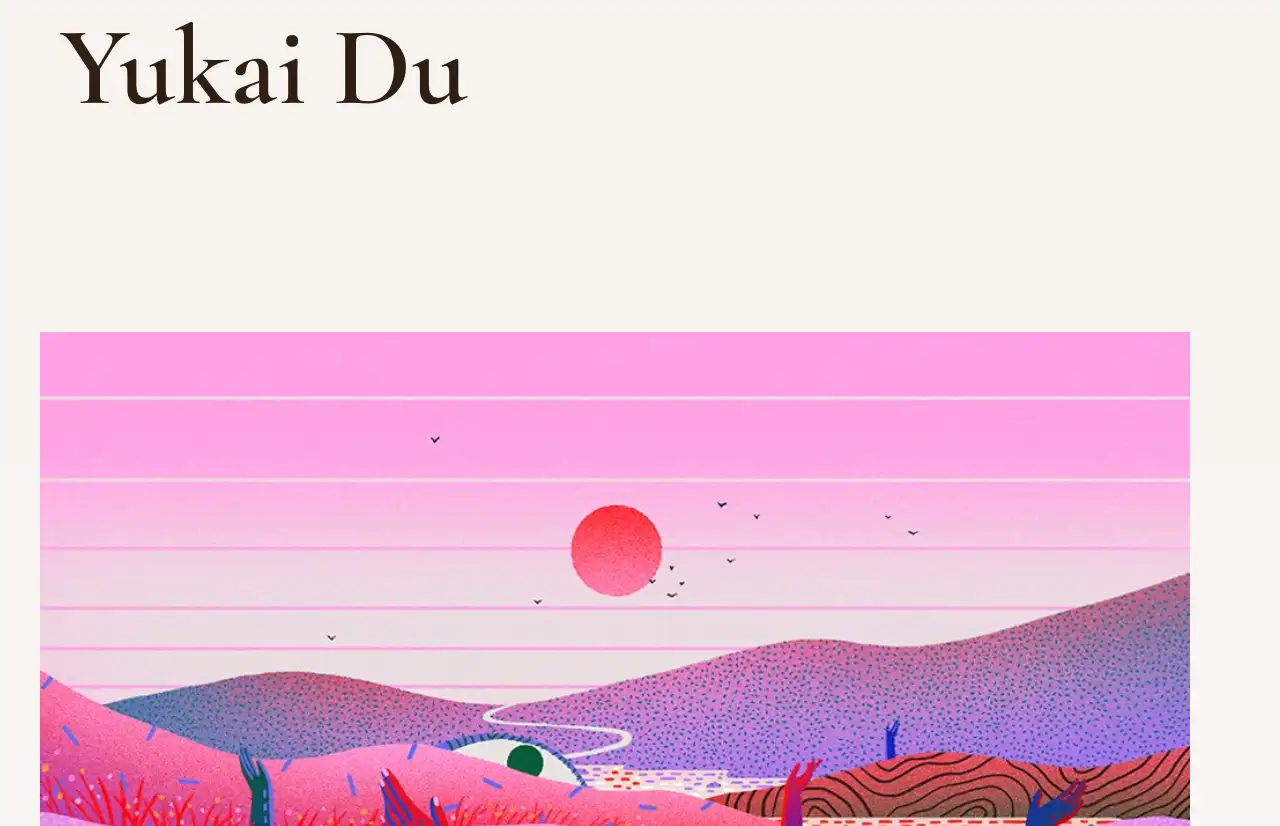 Yukai Du website homepage
