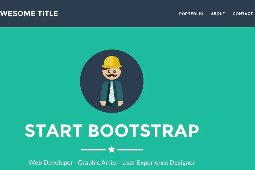 Freelancer, Personal Website Templates Github