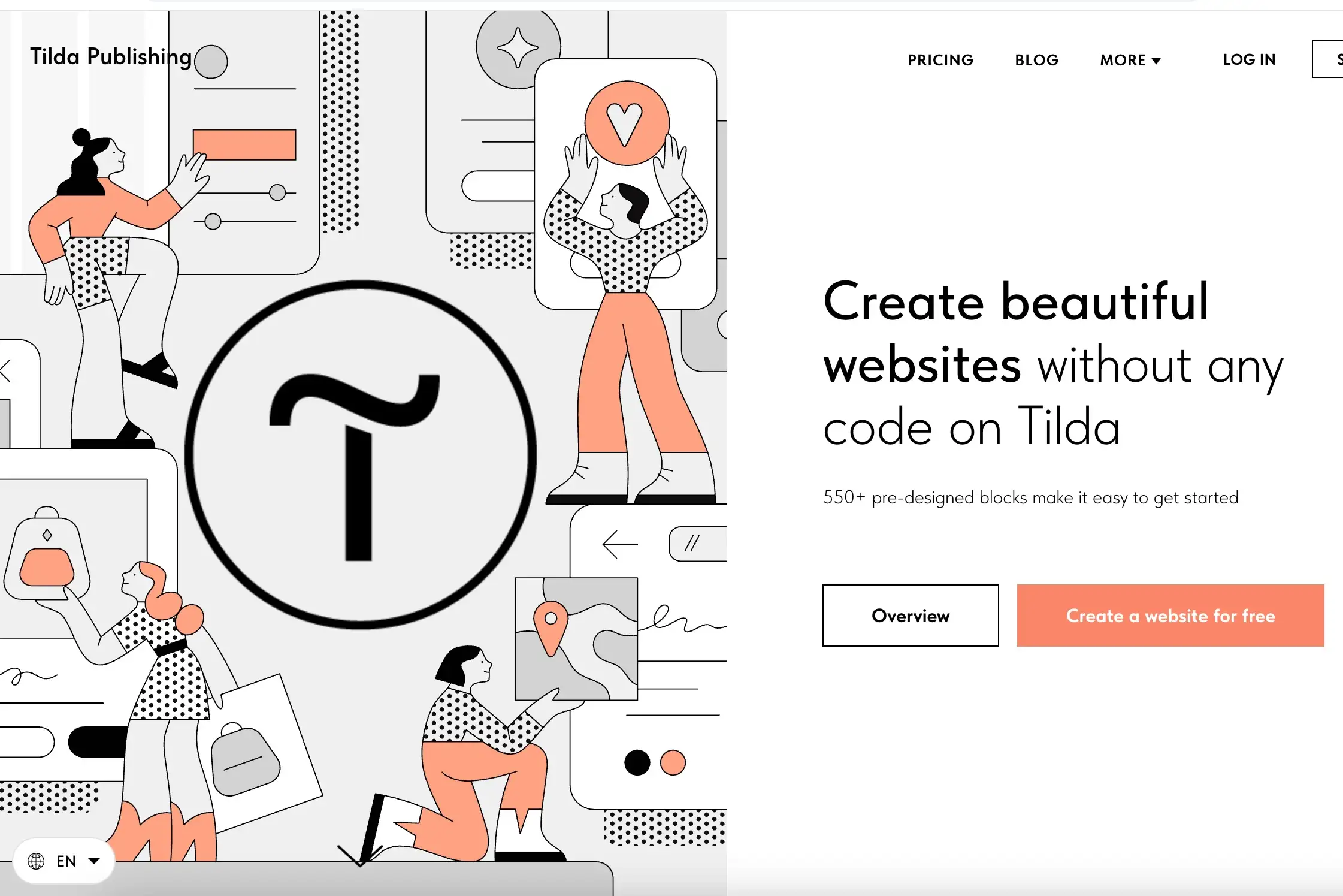 Tilda homepage