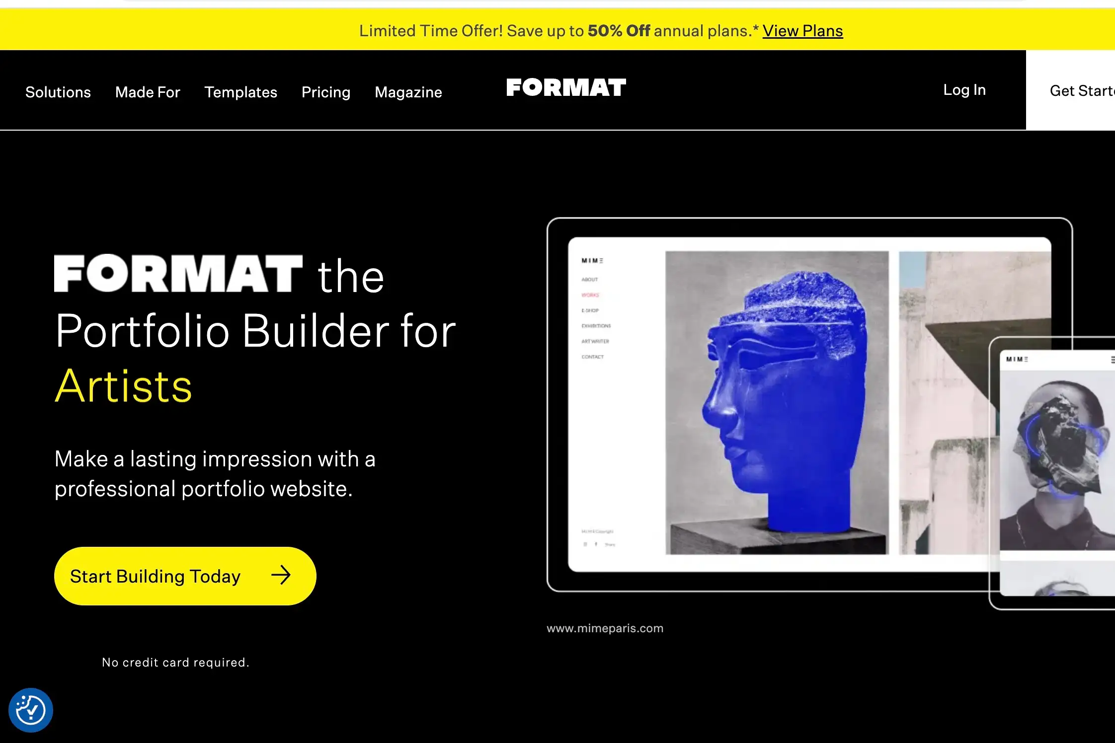 format homepage
