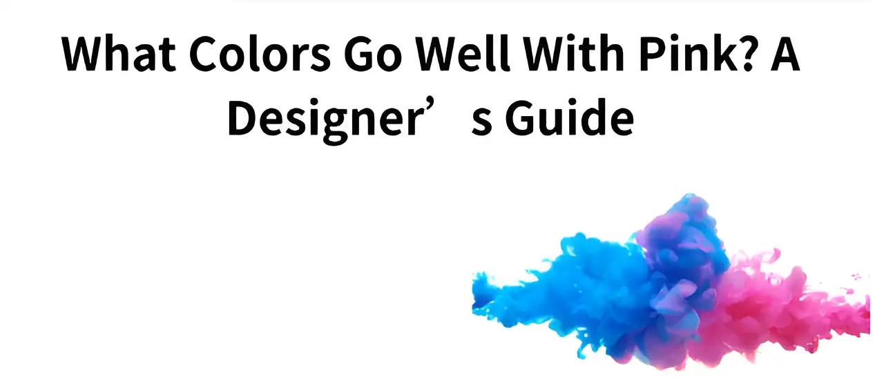 blue and pink blend together
