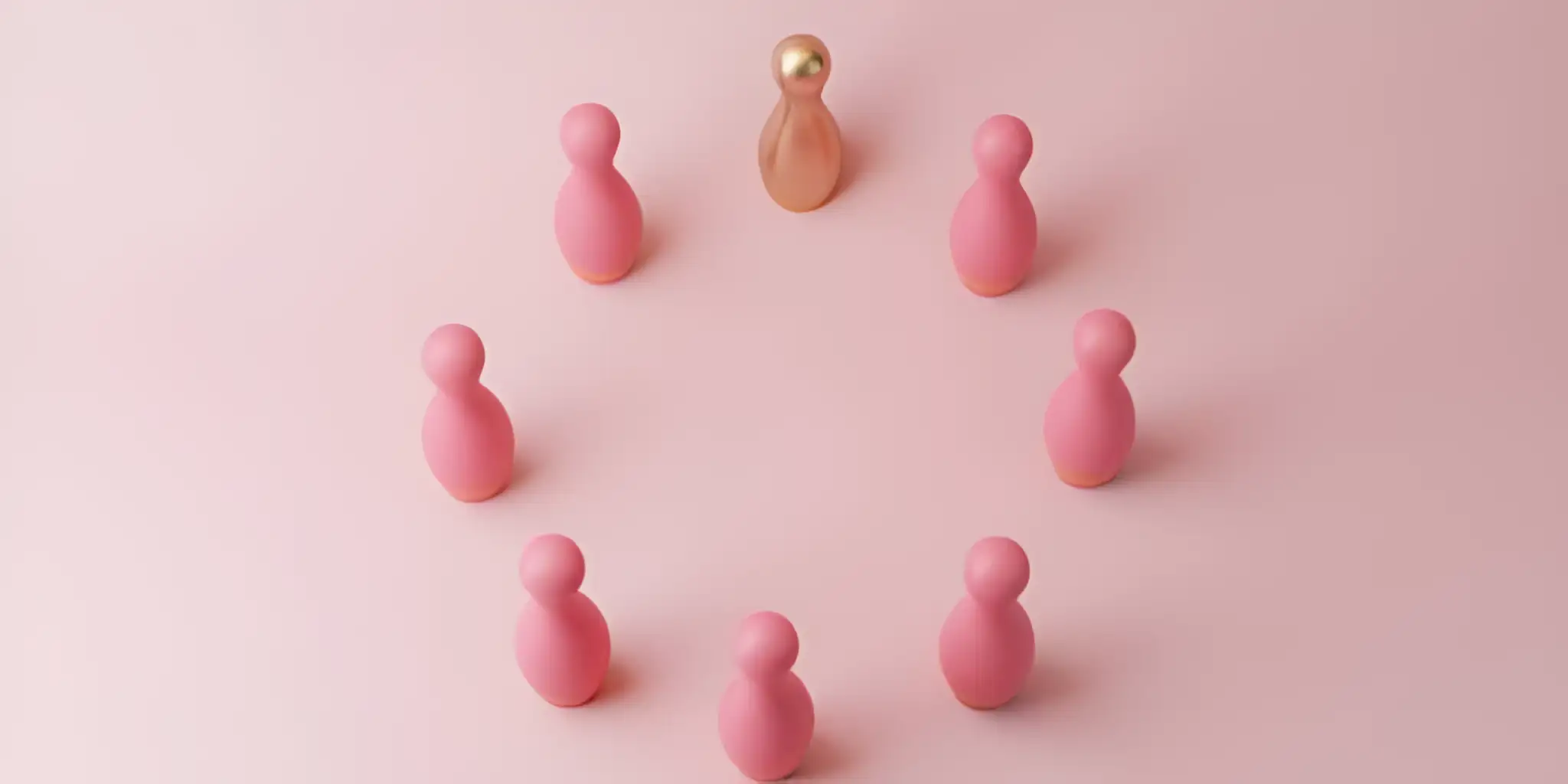 some pink trinkets and a character trinket