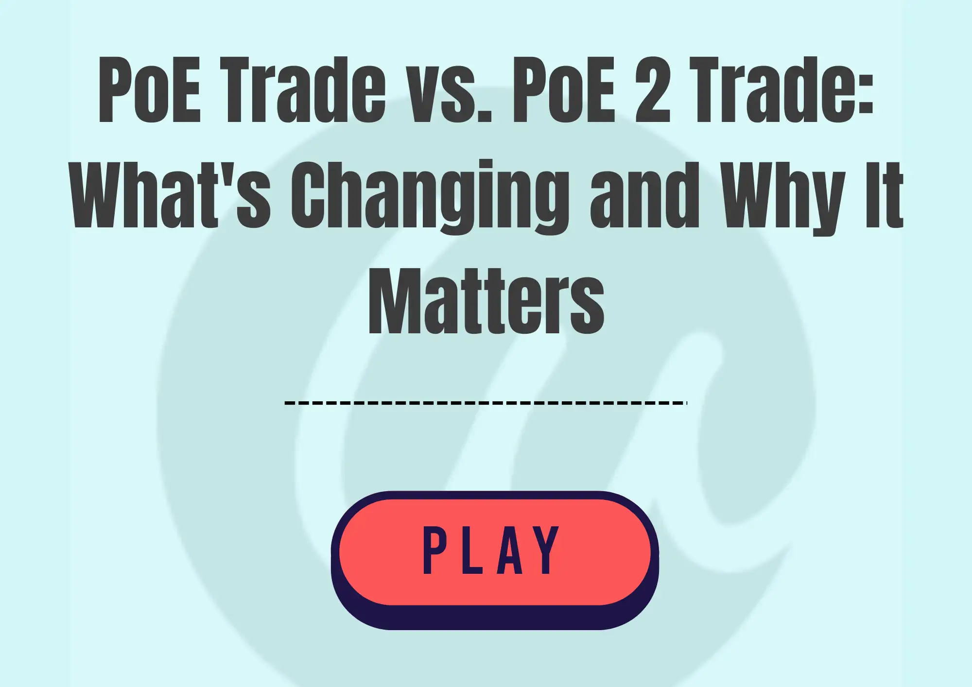 PoE 2 trade