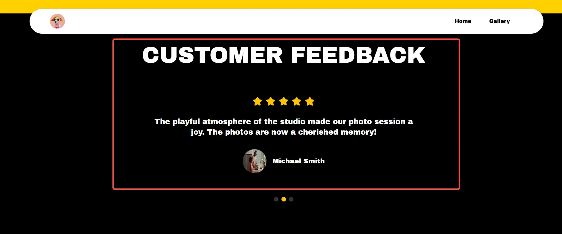 customer testimonials on websites