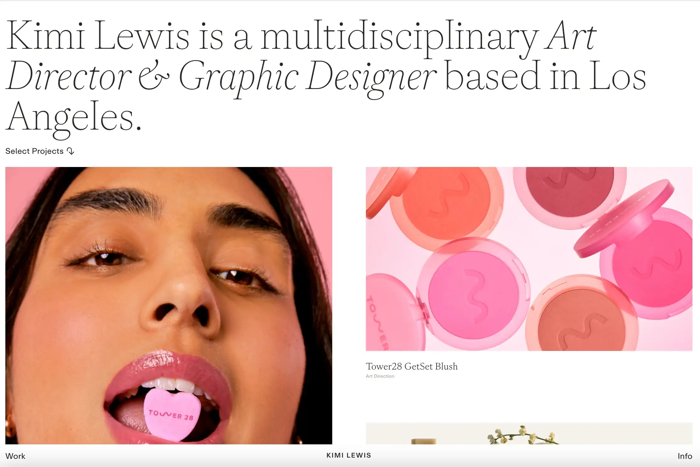 Kimi Lewis homepage