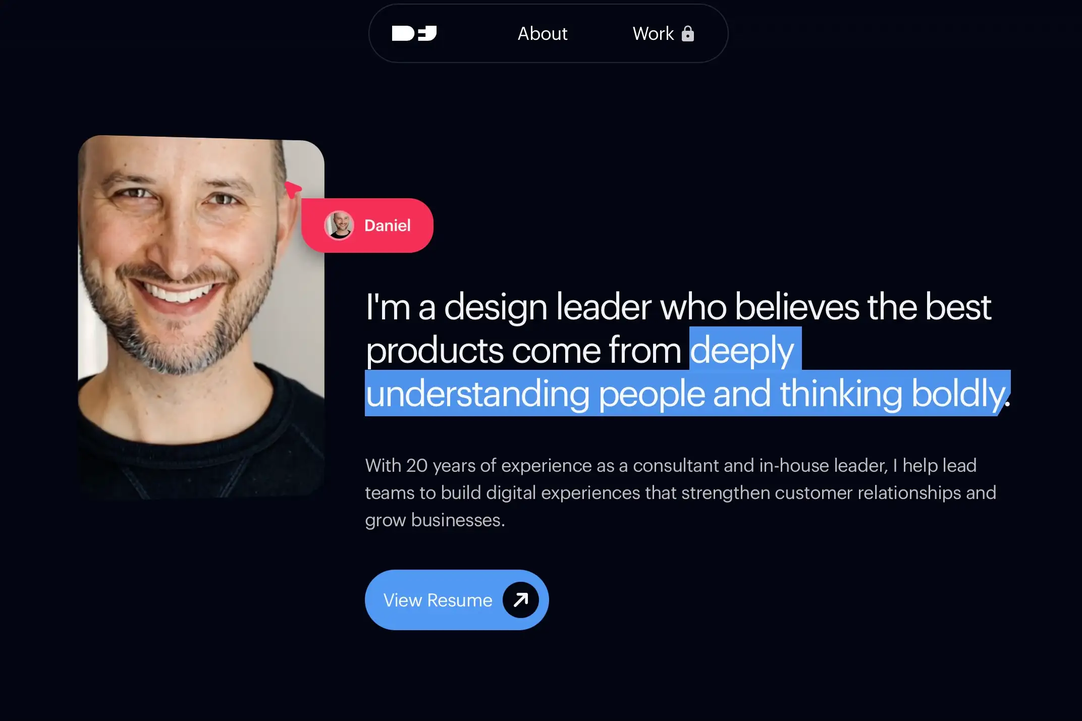 Daniel Filler homepage