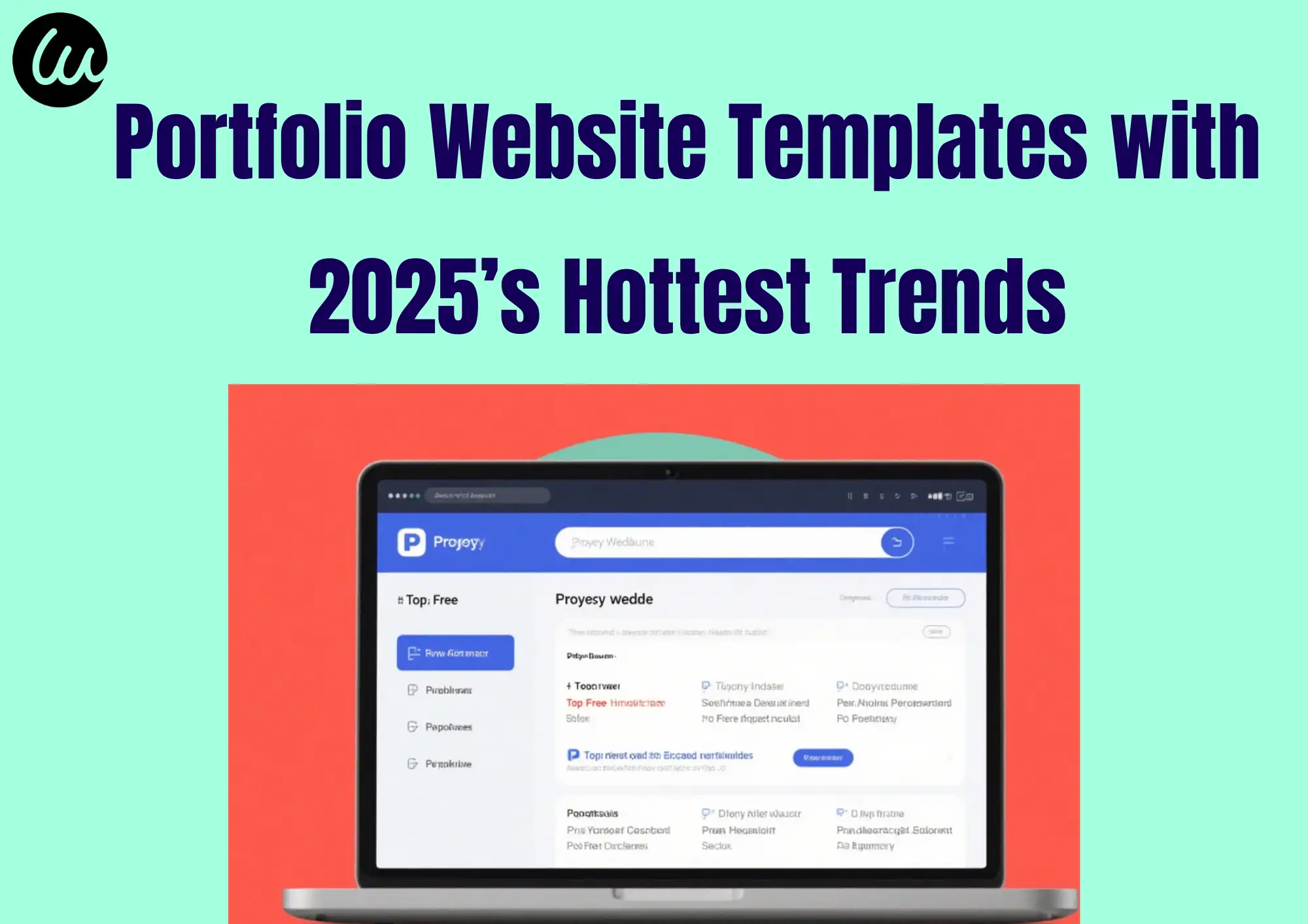 Portfolio Website Templates with 2025’s Hottest Trends