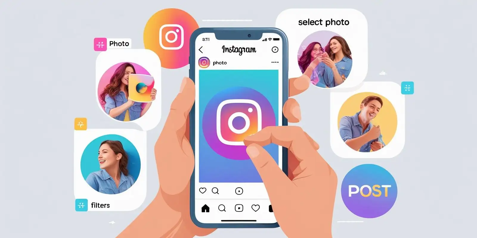Post Photos on Instagram by Mobile Phone