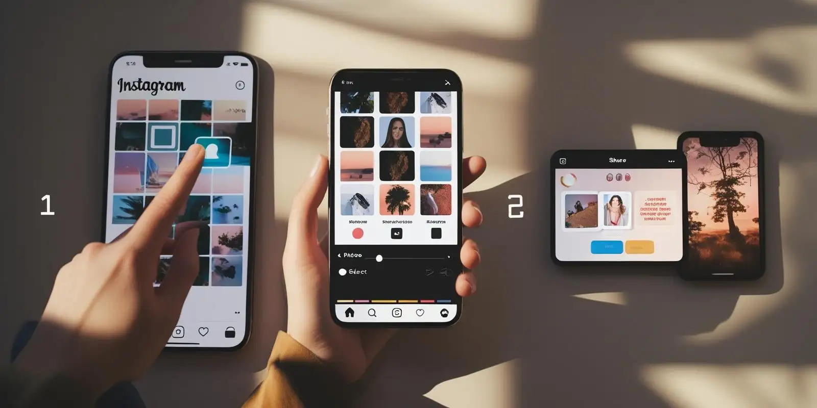 Steps of Posting Photos with the Story Feature