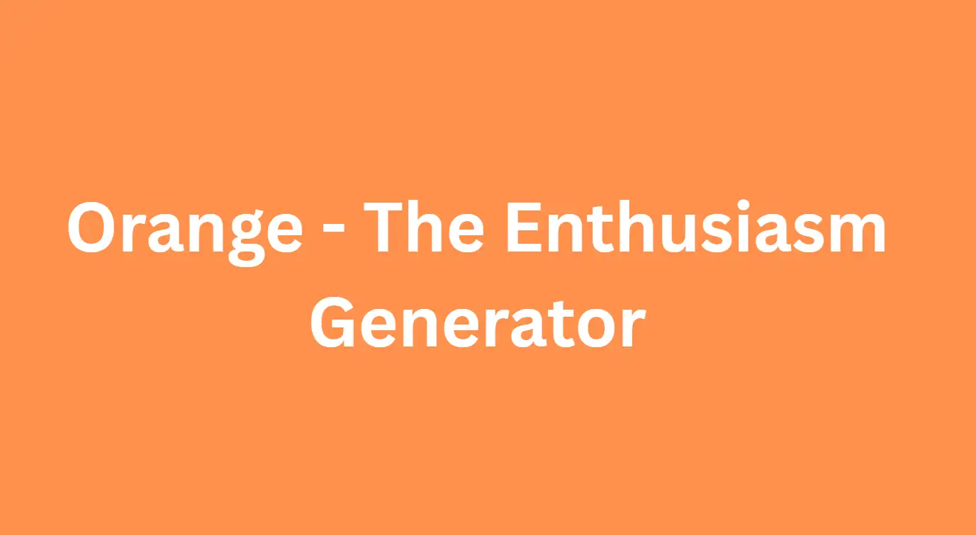 White text against orange background White text against orange background