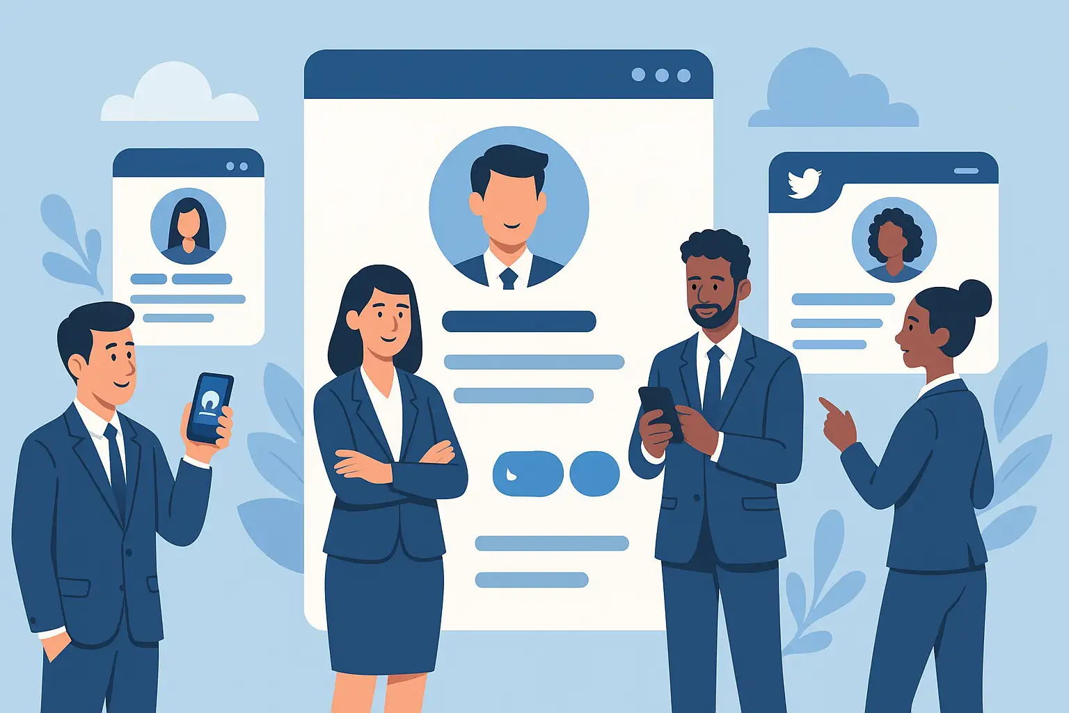 Professional Bio Examples on Social Media