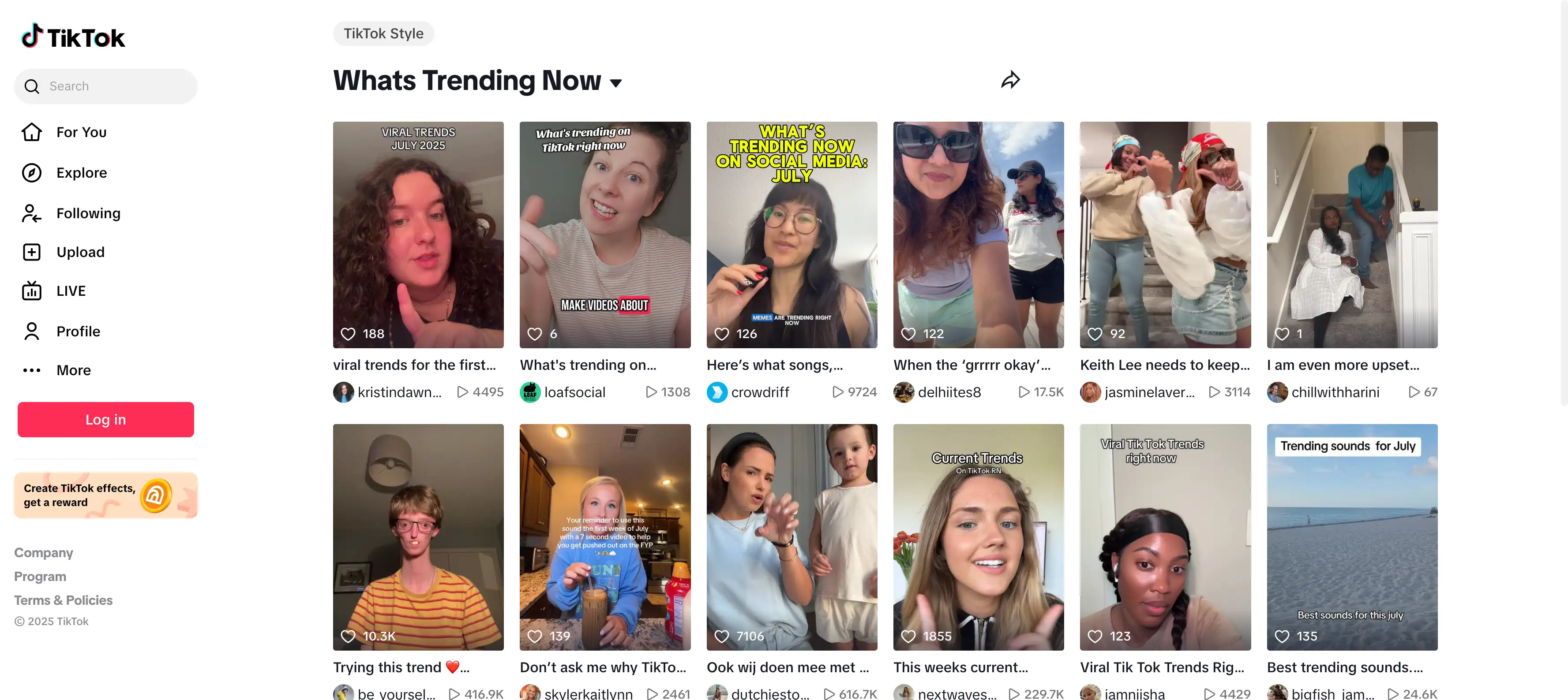 tiktok trends official site tiktok trends official site