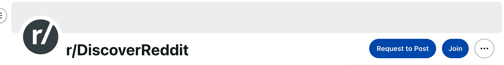r/DiscoverReddit r/DiscoverReddit