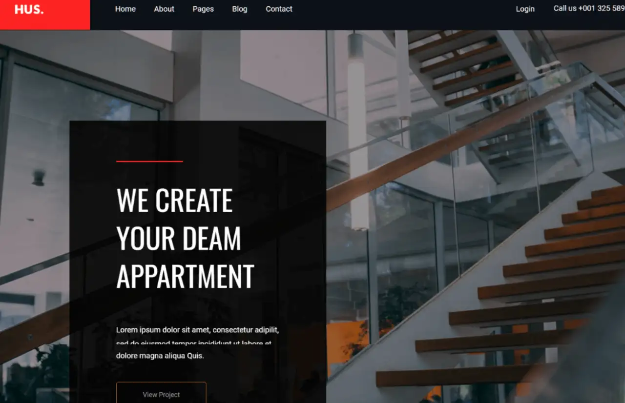 hus, website hus, website