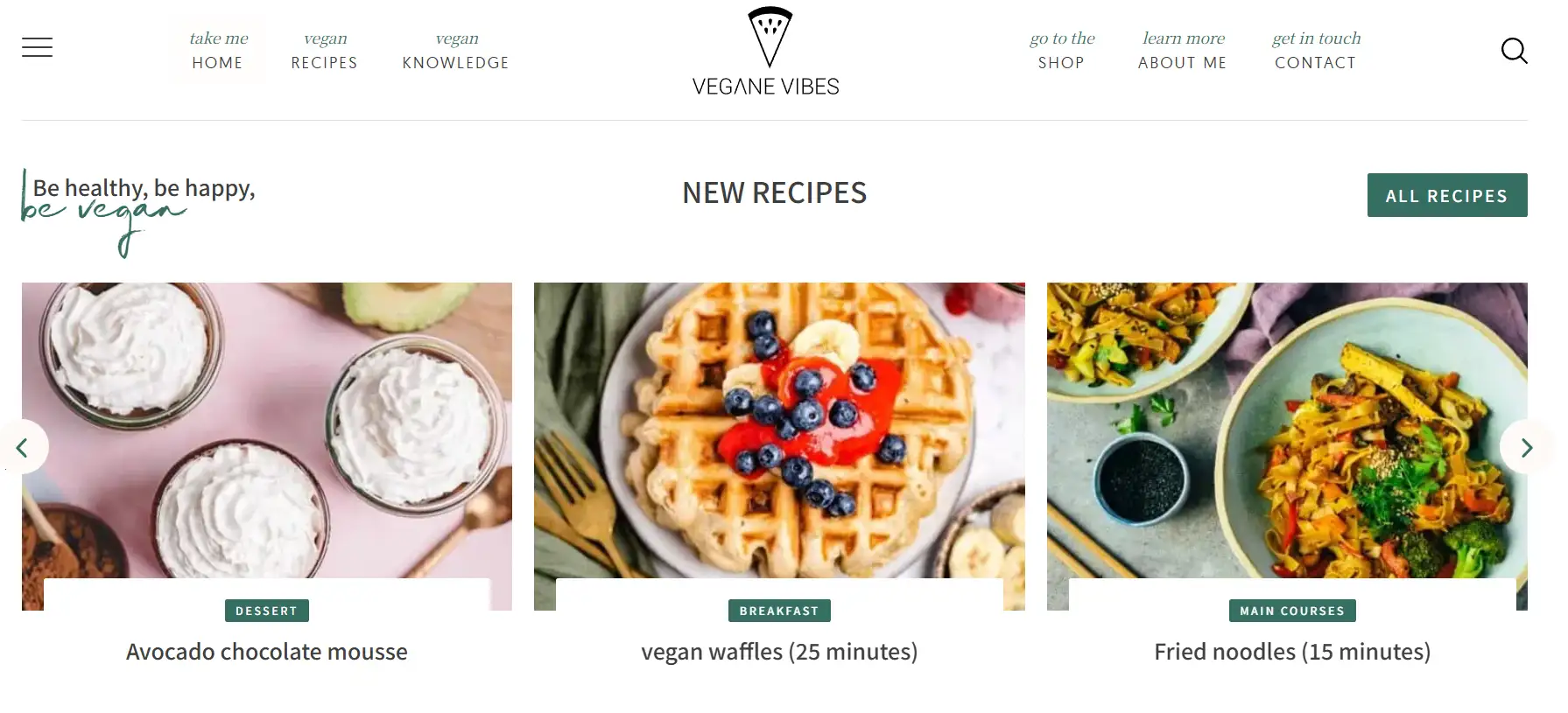 VeganVibes' Homepage