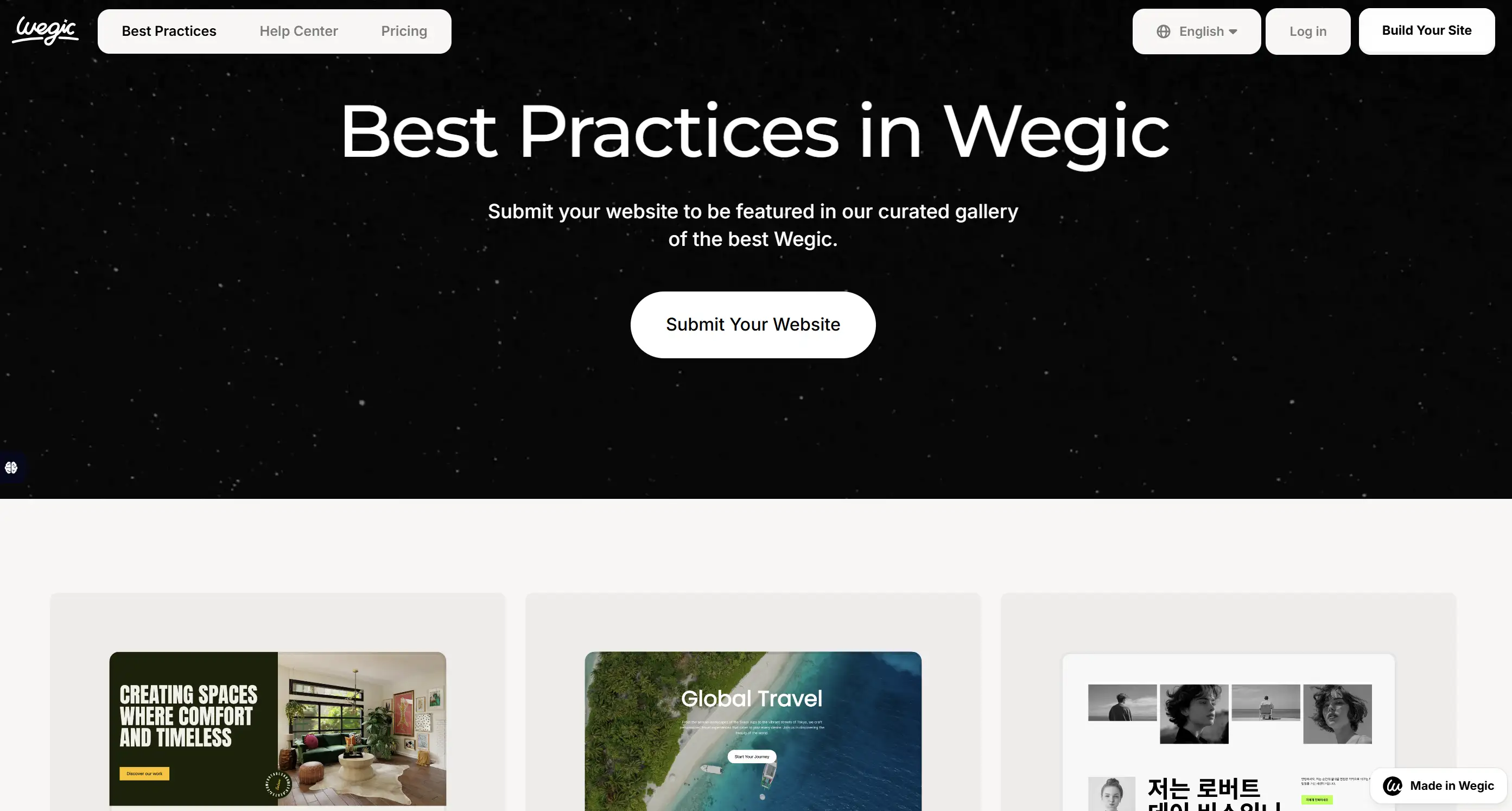 Best practices of website creation in Wegic
