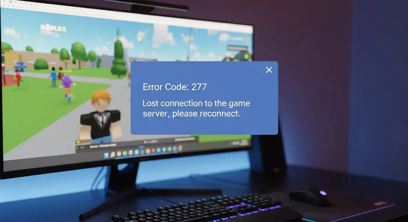 The dreaded error code 277 interrupting your Roblox session The dreaded error code 277 interrupting your Roblox session