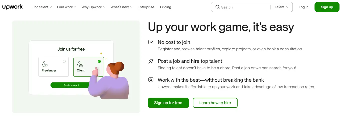 Upwork Junior Accounts
