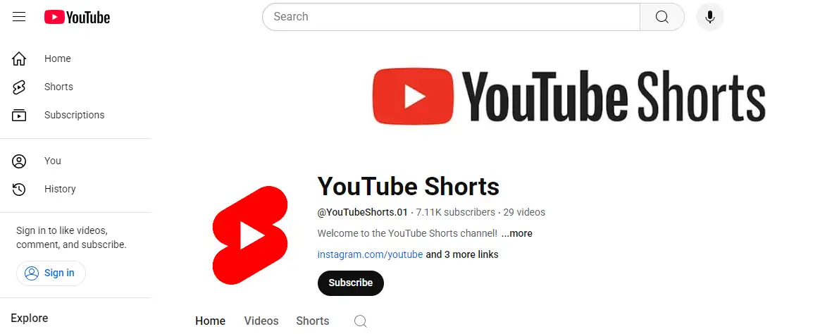 YouTube Shorts