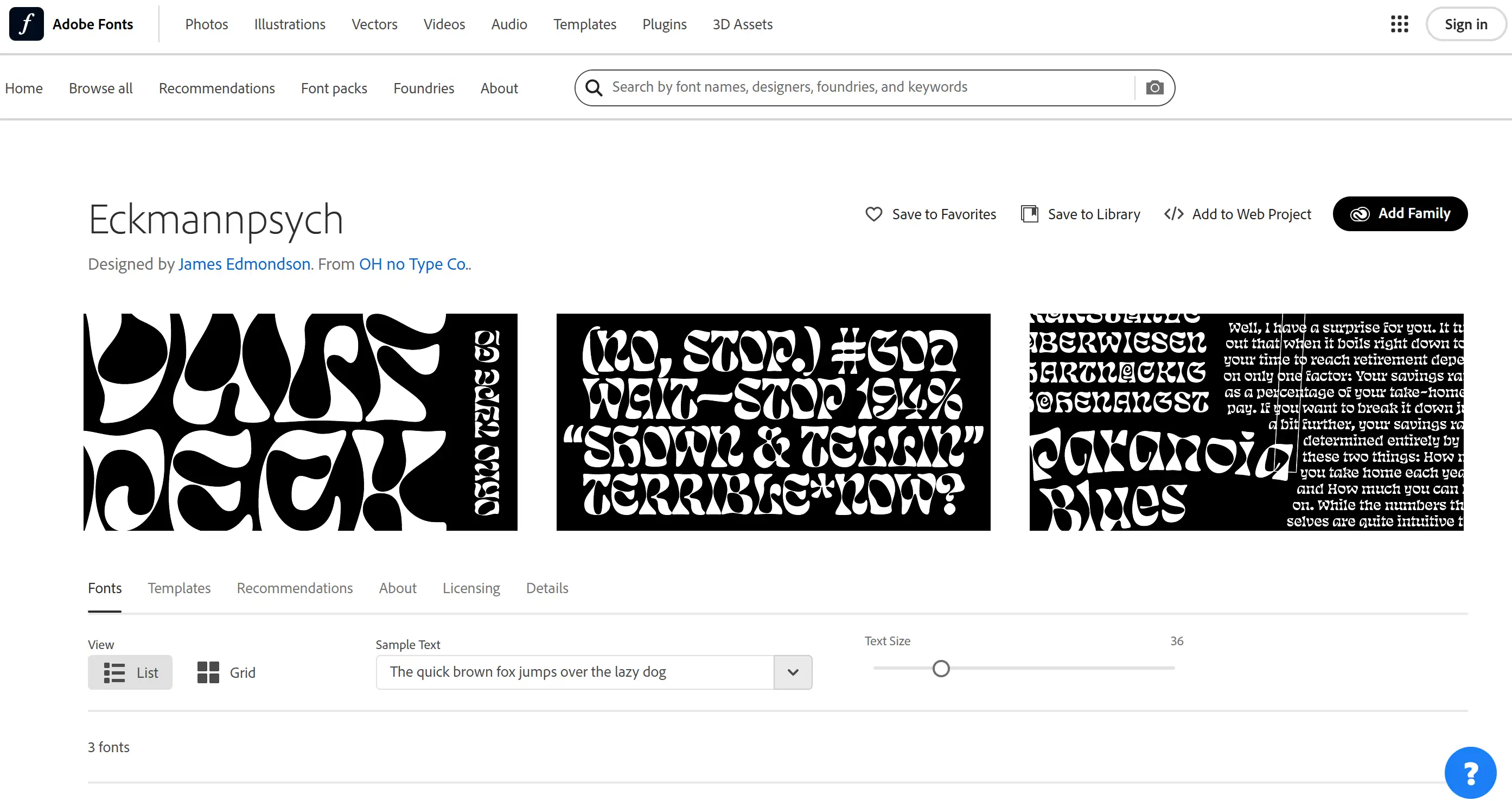 Eckmannpsych font from Adobe Fonts
