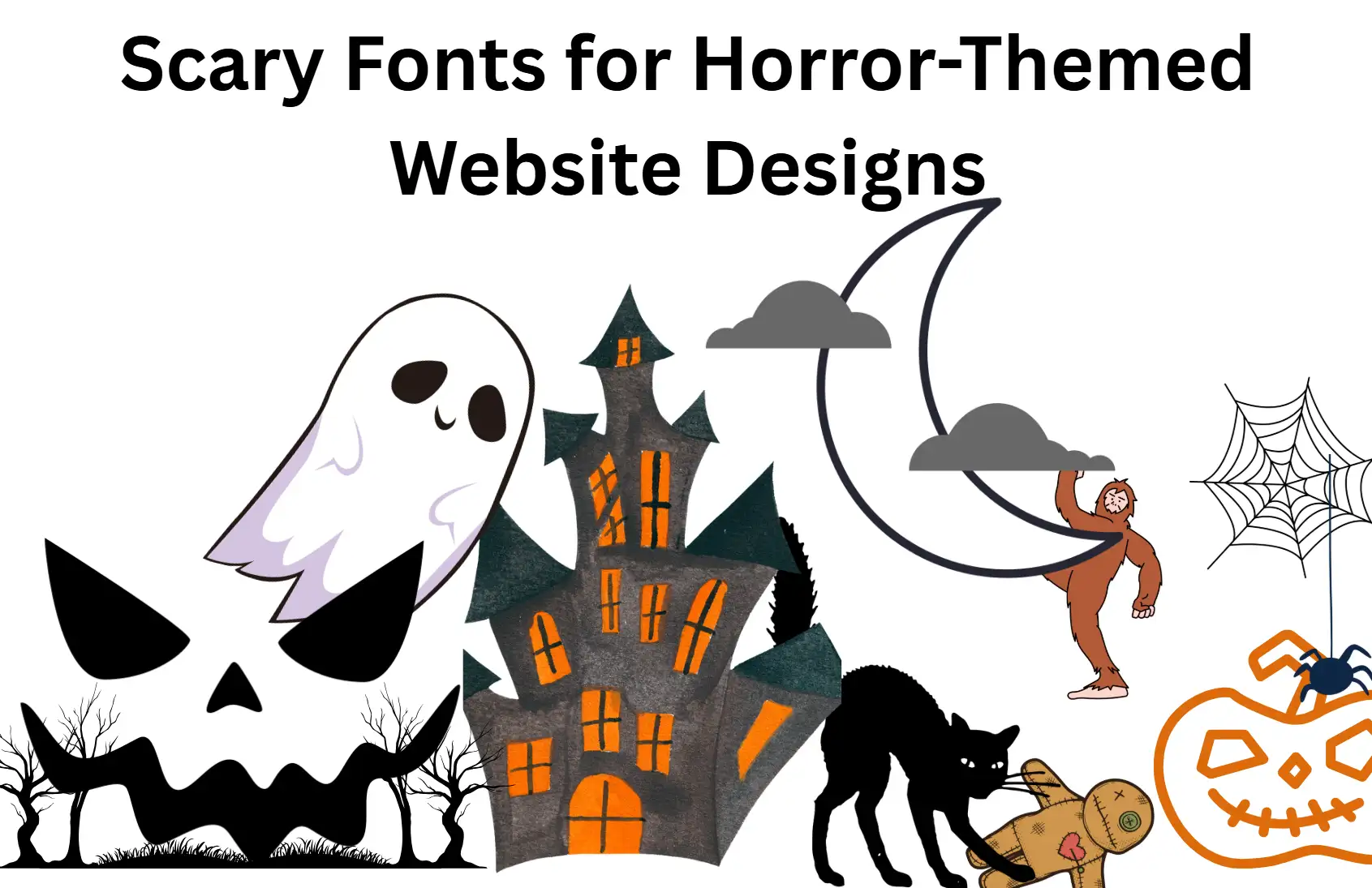 scary fonts