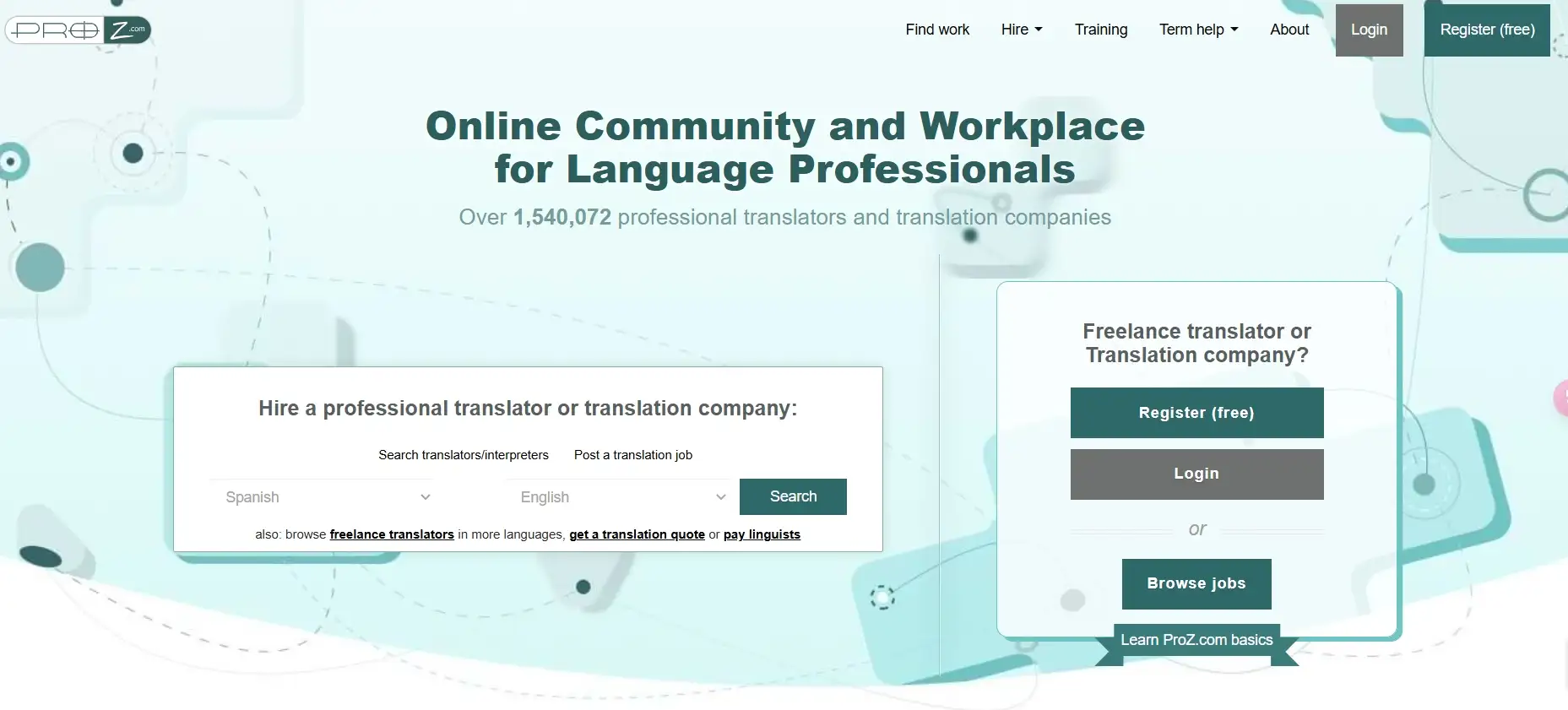 users earn money on proz by translating documents