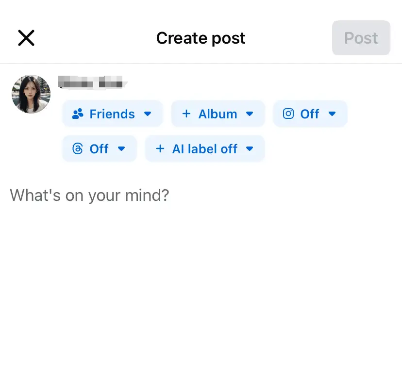 How to create a post on the Facebook App