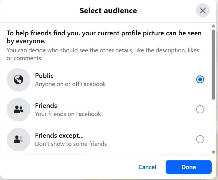 Set privacy as "Public"