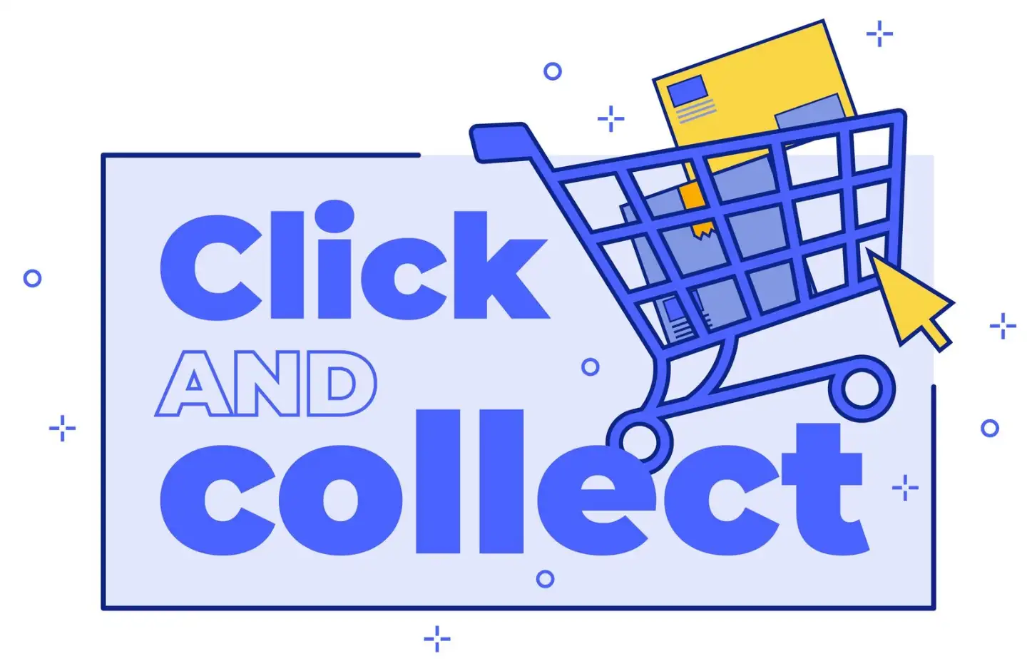 Click and collect design for e-commerce
