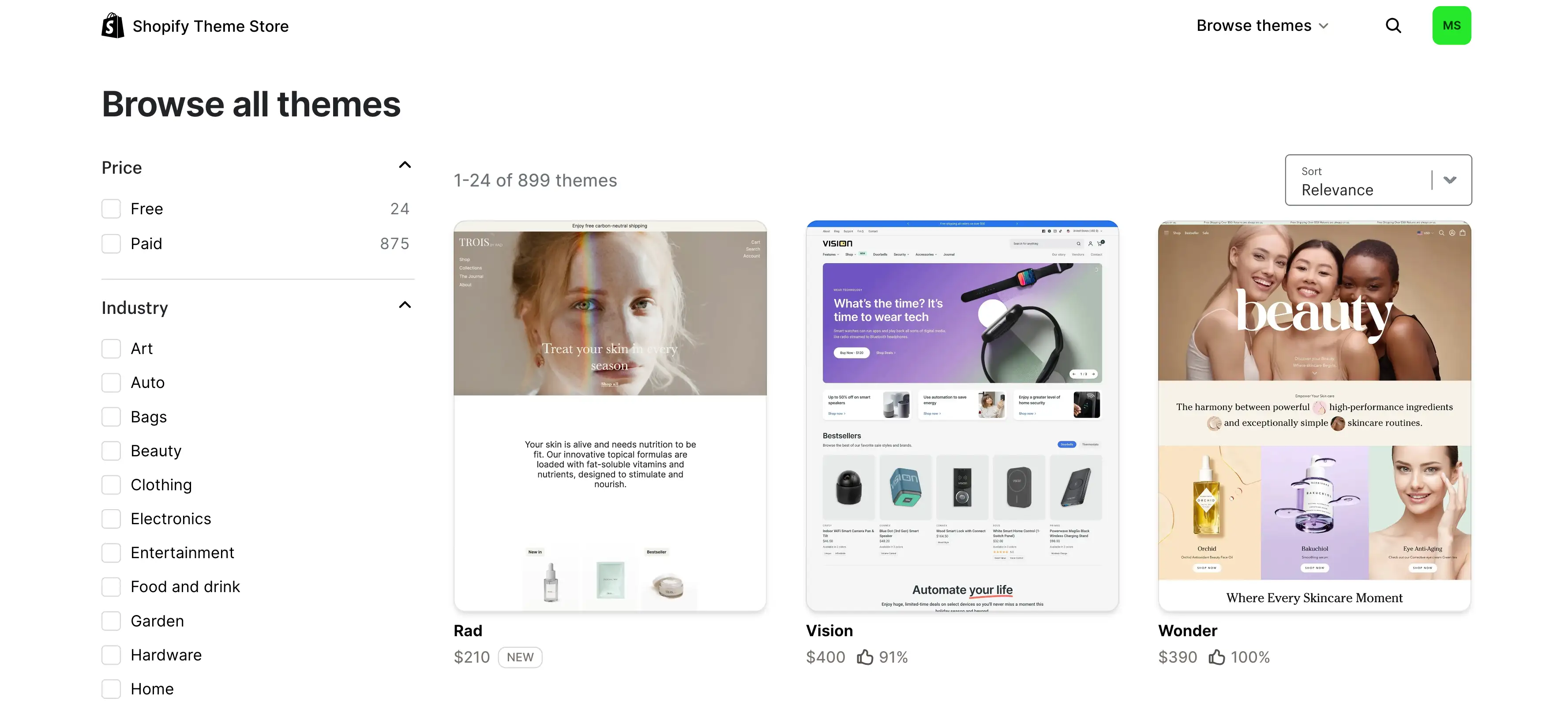 shopify theme store shopify theme store