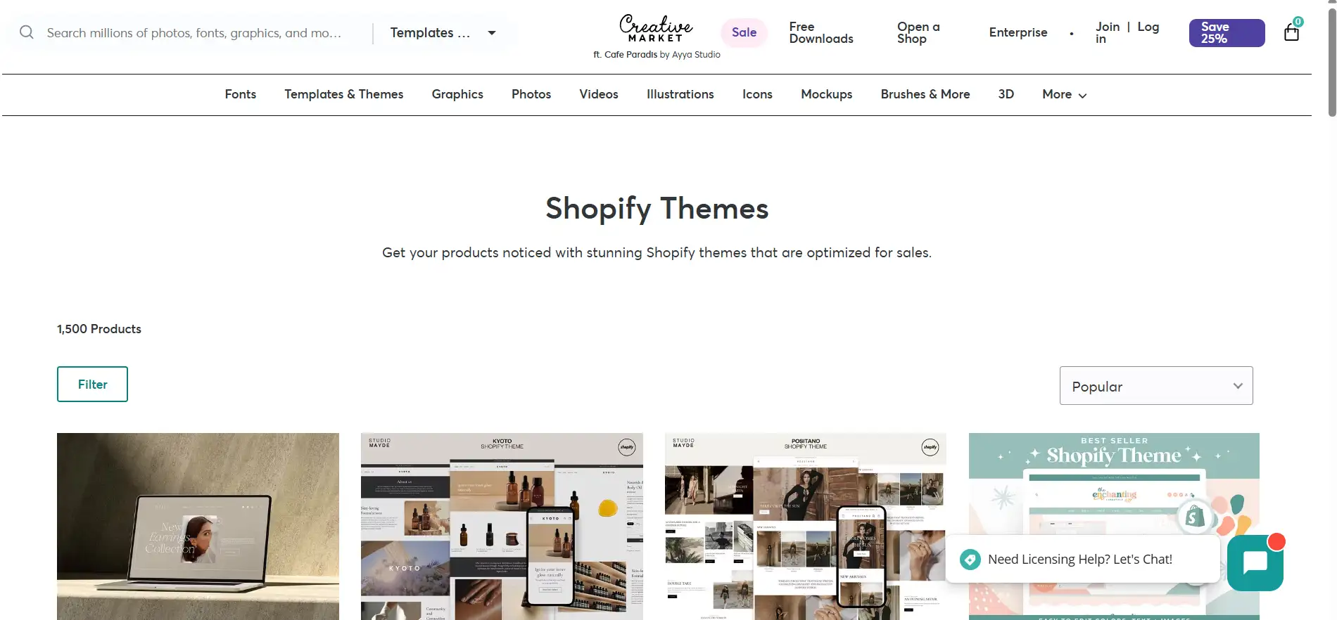 templates excel at presenting fashion and art
