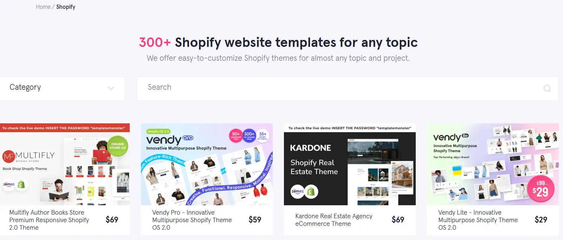 highly customized templates for shopify merchants