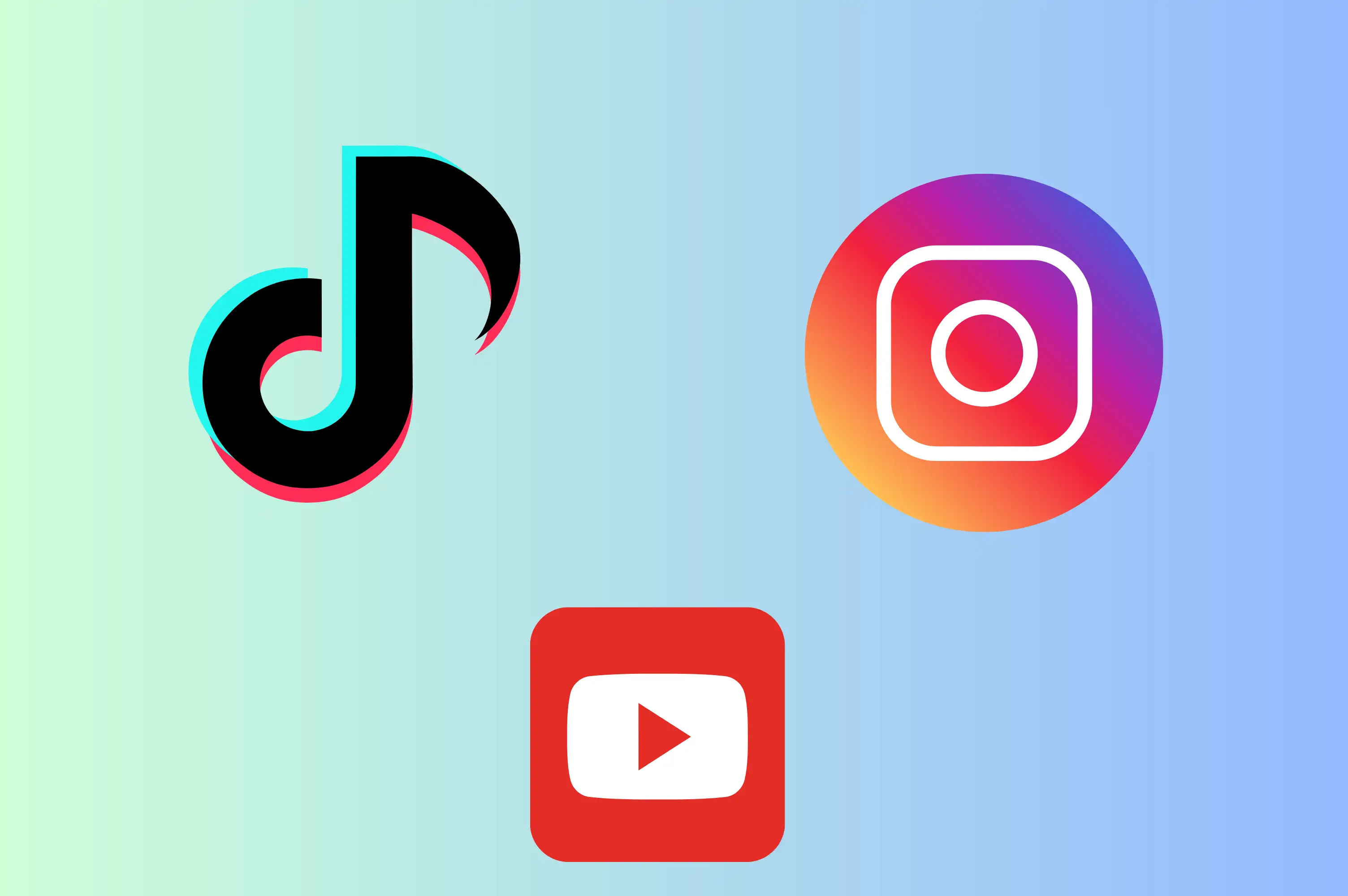 comparision of tiktok instagram reels and YouTube shorts