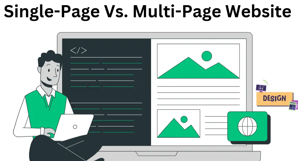 Single-page website design vs. multi-page website design