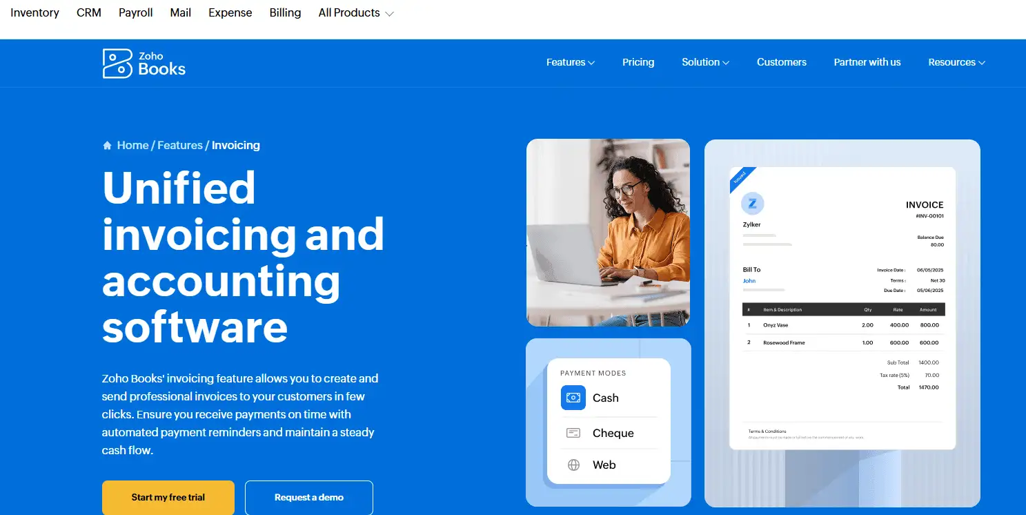 Zoho Invoice Zoho Invoice